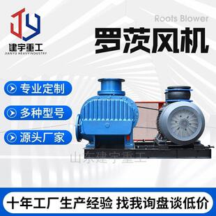 三叶罗茨鼓风机曝气鱼塘水产养殖增氧机高压曝气罗茨风机