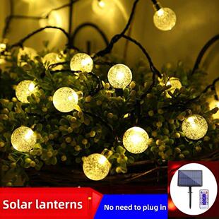 太阳能树小彩灯闪烁串灯家庭户外花园阳台装饰灯防水彩色变换彩色