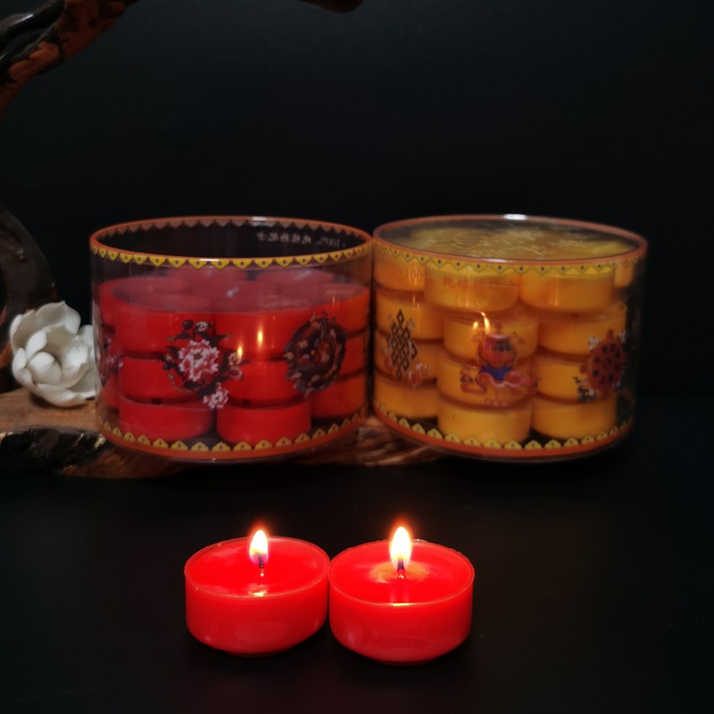 4小时酥油灯28粒蜡烛工厂生产价佛事用品祁慧缘酥油灯