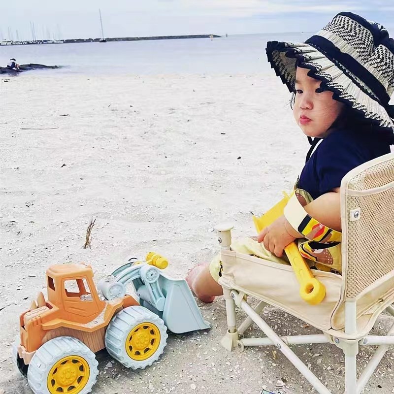 儿童海边沙滩挖沙子玩沙玩水戏水玩具铲子桶沙漏工具手拉小车套装