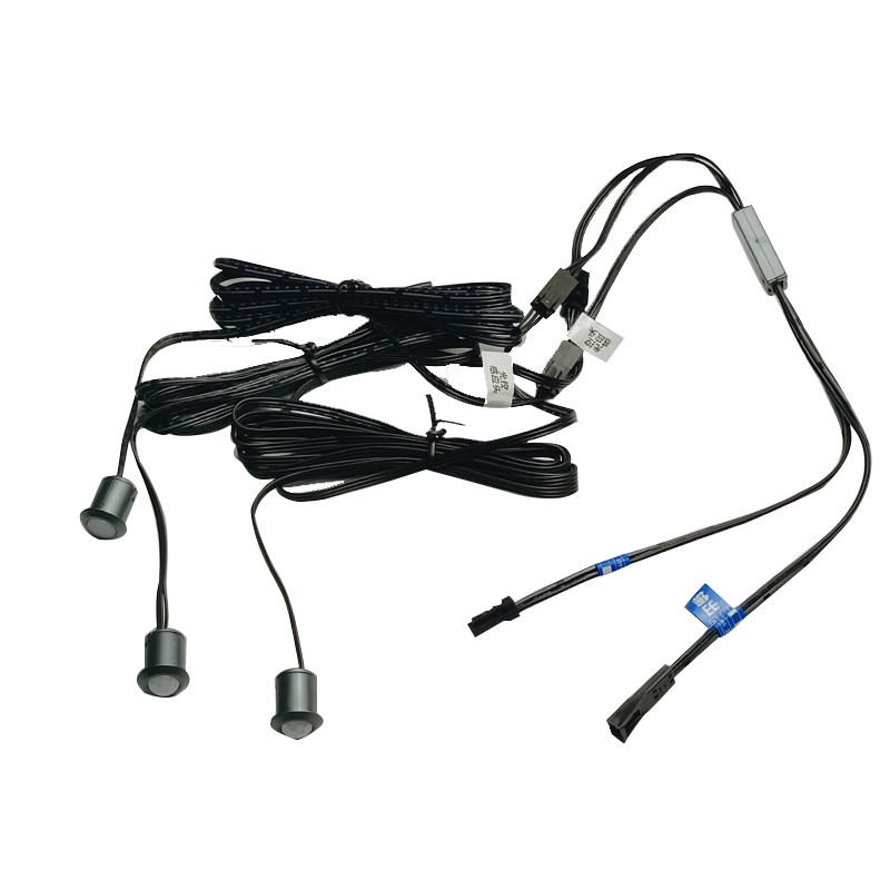 12VLED悬浮床感应灯红外人体感应开关双头双控光感控制器调光嵌入