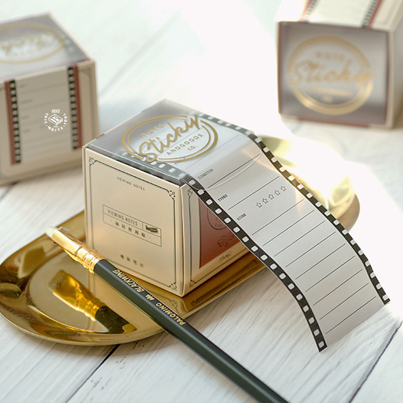 计划便签抽拉式便利贴创意办公效率贴纸待办事项方格留言标注贴