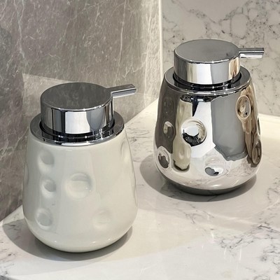 高颜值起泡器洗面奶打泡器洗手液瓶子陶瓷慕斯起泡瓶按压泵头泡沫
