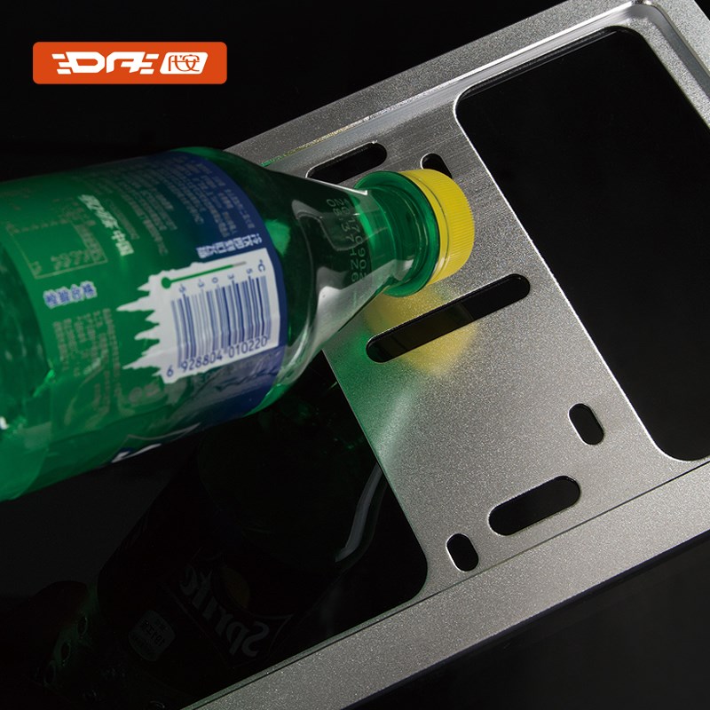 汽车车牌保护边框电动新能源绿牌照框蓝牌铝合金底座支架牌照框架