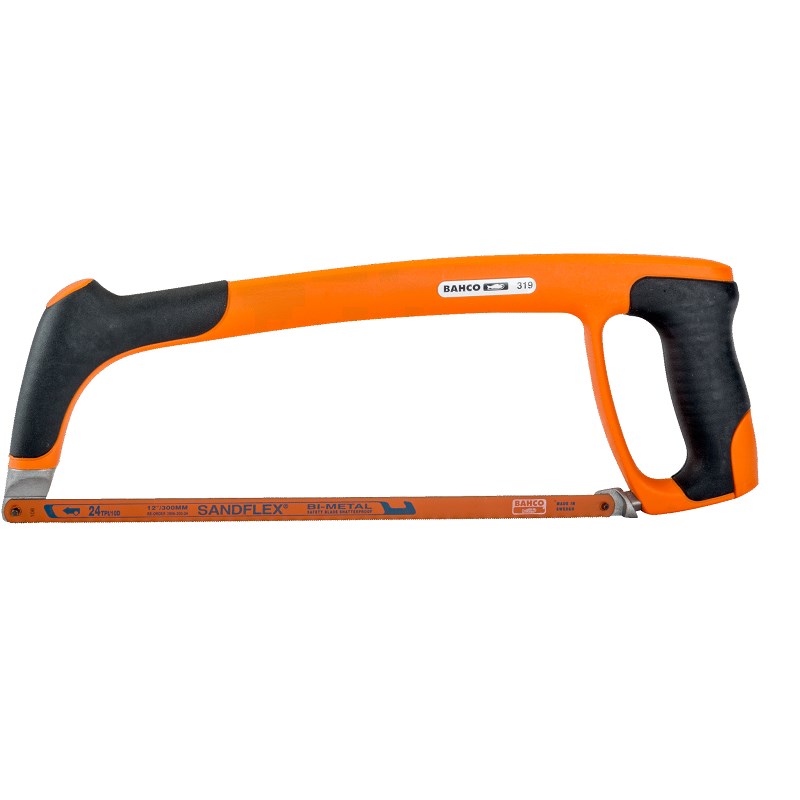 百固BAHCO手锯弓手工锯子钢锯架12寸钳工比赛不锈钢金属切割319