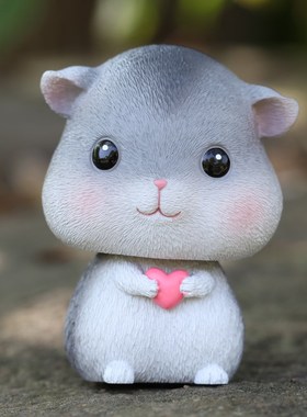 摇头小老鼠汽车摆件可爱男女生礼物车载用装饰车上内饰品网红创意