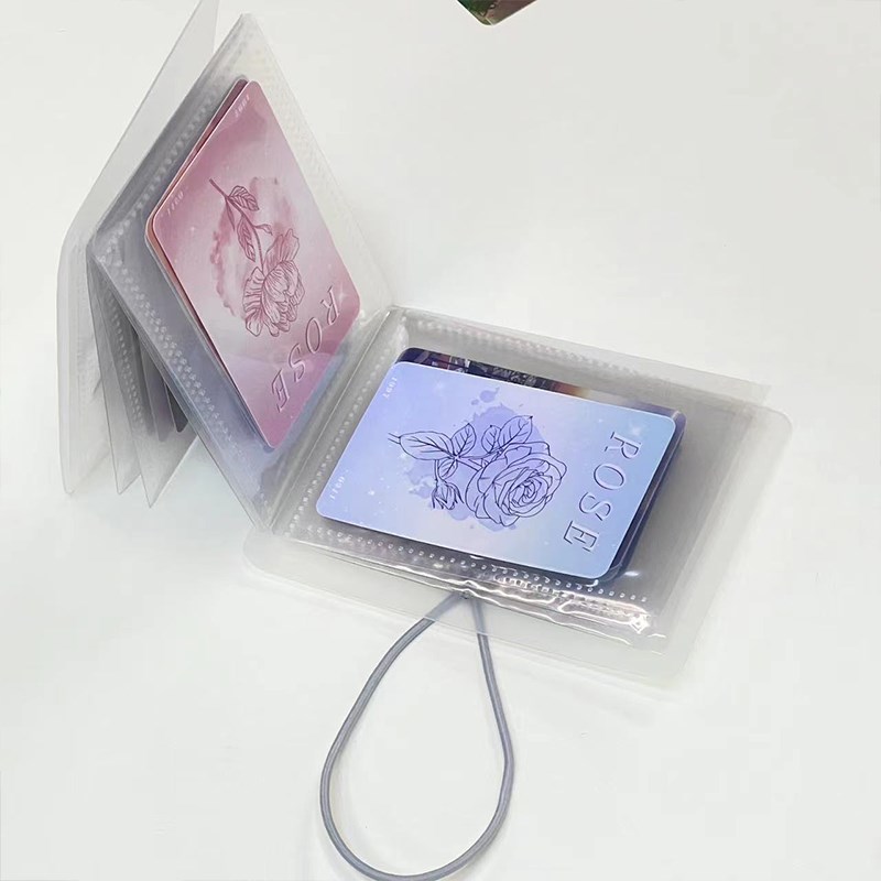 可折叠15宫格卡册追星爱豆小卡明信片收纳相册随身卡套日常展示册