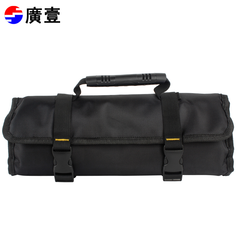 广一加厚多功能工具包卷筒式插袋水电工家电维修帆布手提收纳包