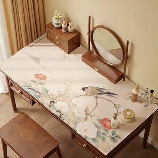 新中国风古色古香桌垫防水免洗书法桌垫桌布中国风办公布局写字台