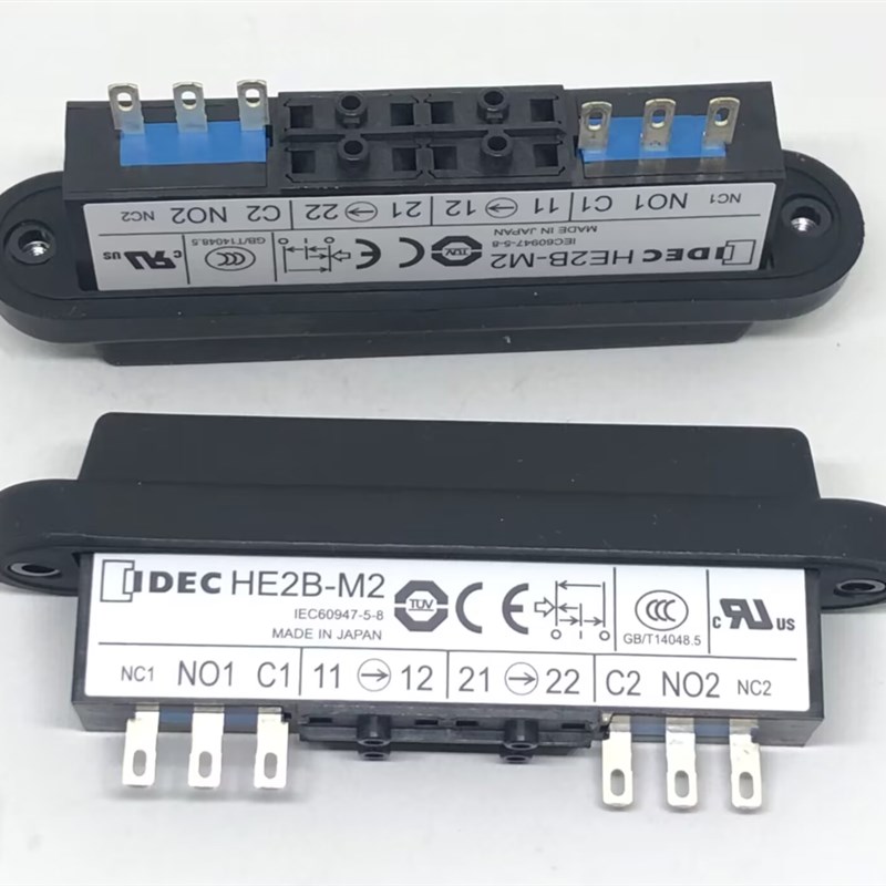 IDEC和泉HE2B-M200PB使能开关HE2B-M222PB黑色6脚 14脚HE2B-M2