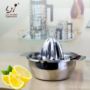 榨汁器不锈钢手动榨汁机学生迷你榨榨汁机家用简易水果小型榨汁杯