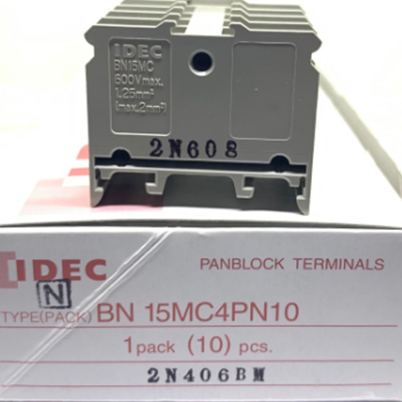IDEC原装和泉BN15MC4 BN15MC10 BN15MC20端子台排4P 10P 20位