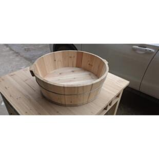 环保无漆泡脚木桶加大双人洗脚大号木盆洗脸盆儿童老人洗澡盆饭盆