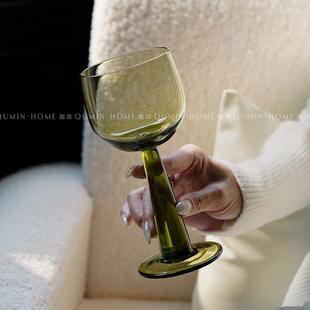 趣皿轻奢高脚杯高级感红酒杯高颜值葡萄酒杯设计感香槟杯玻璃杯子