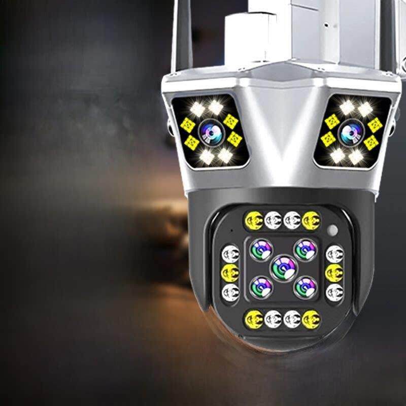 太阳能监控器摄像头360度无死角手机远程室外高清夜视4G无电无网