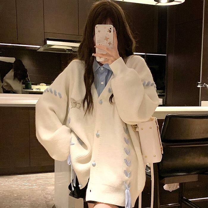 300斤特大码女装秋冬奶fufu慵懒风毛衣200斤加肥加大宽松开衫外套
