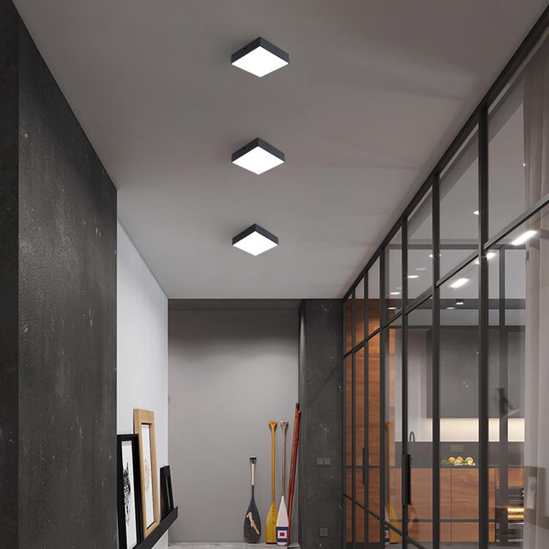 走道灯走廊灯超薄明装筒灯暗装玄关灯入户灯阳台楼梯吸顶灯走道灯