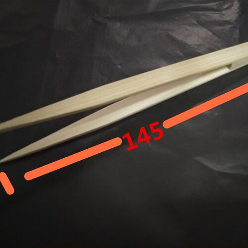 竹镊子150A 木质镊子尖头 防磁性竹镊子 晶元片石英芯片镊子
