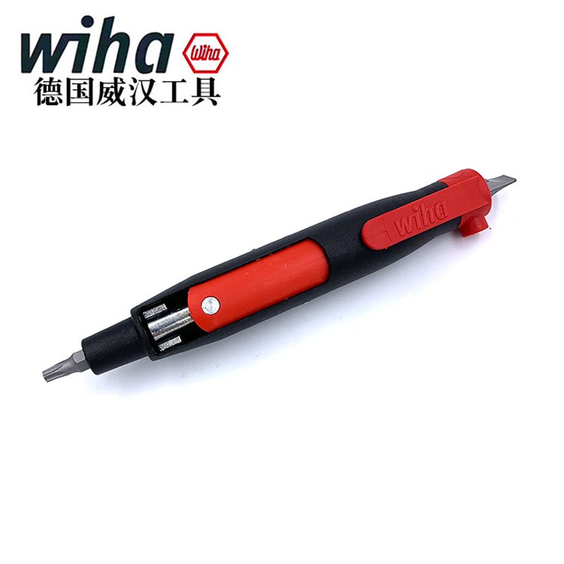德国wiha威汉钥匙配电箱螺丝批头进口笔式通用开关柜转接头39076