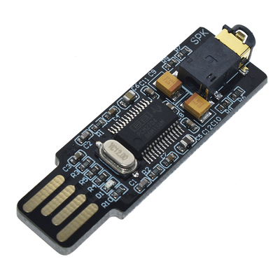 迷你便捷PCM2704 USB声卡DAC解码器板免驱动PC笔记本电脑mini