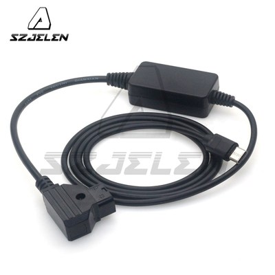 DTAP B口 转USB Type-c  佳能摄影机,DJI大疆 LiDAR供电线