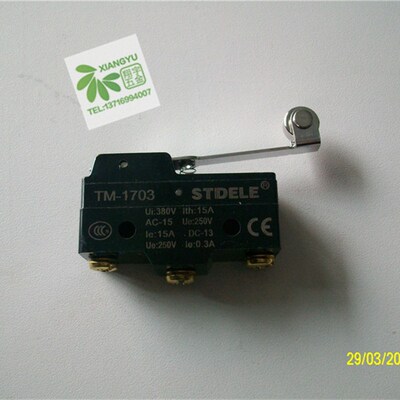 手动封边机木工排钻配件 微动开关TM-1703行程开关 限位开关