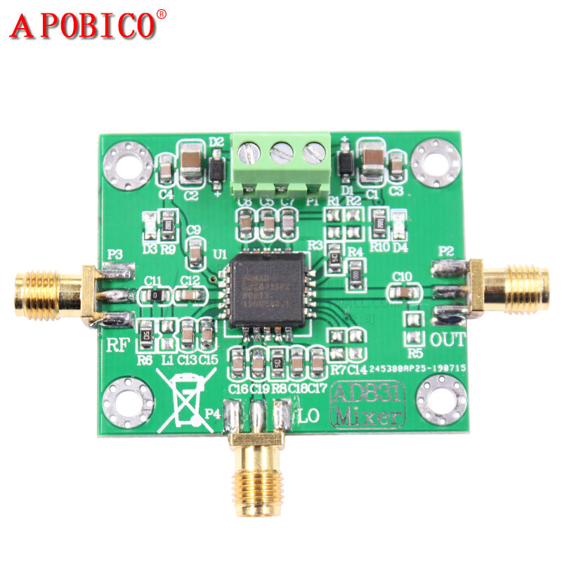 AD831模块 低失真高频混频器 500MHz 有源 上混频下混频