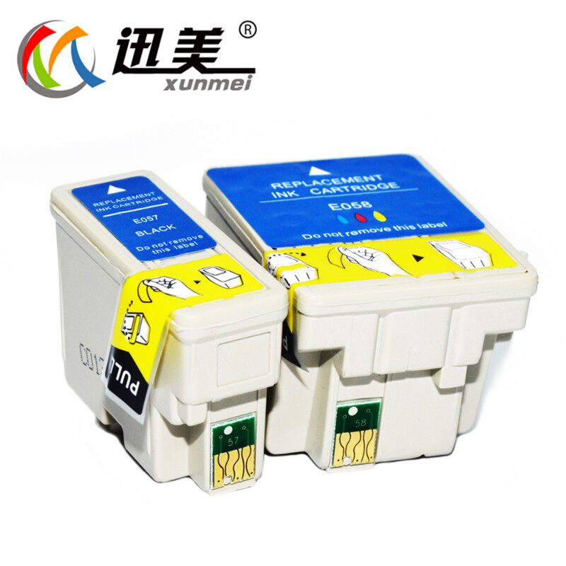 迅美T057墨盒T058墨盒ME1 ME1+墨盒ME100 B161B墨盒 适用epson爱