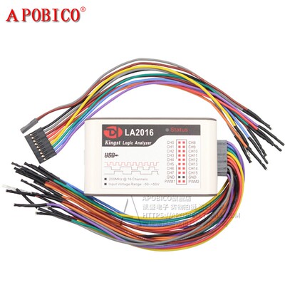 LA1010 2016 5016 逻辑分析仪 USB100M 200M-500M采样率16通道PWM