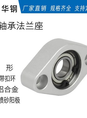 C-BACNC-BACAC-BACR轴承座组件菱形梭形铝合金丝杆光轴固定支撑