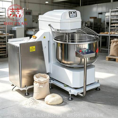 大容量翻缸式和面机6包粉双速双动面团搅拌机商用吐司欧包打面机