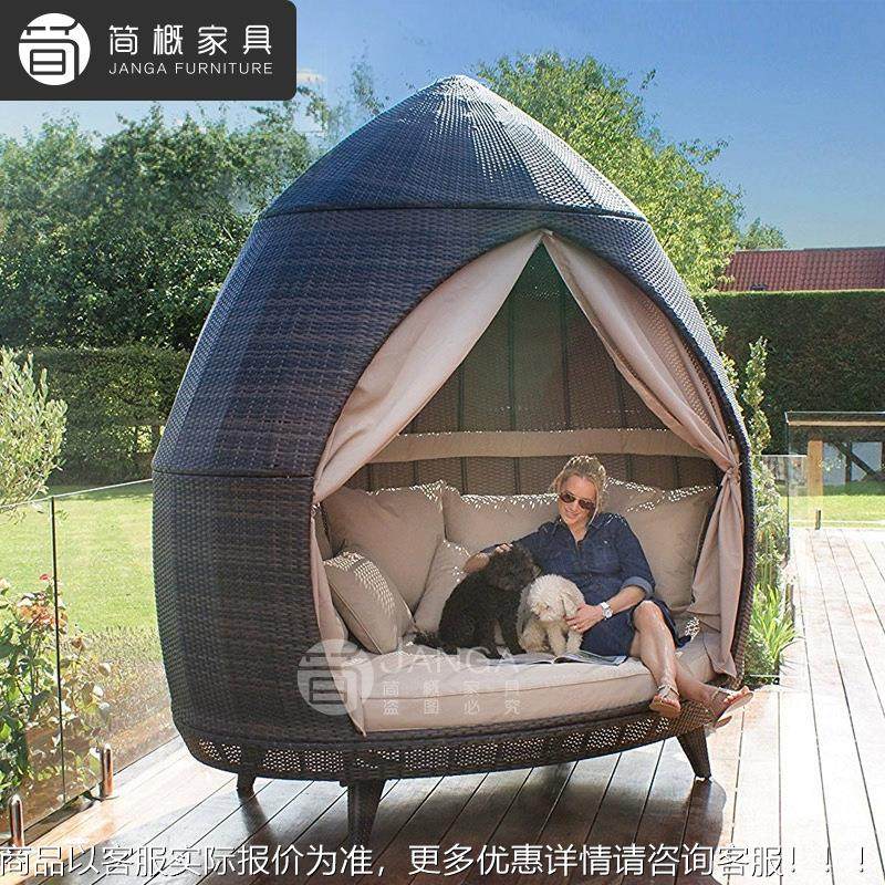 户外庭泳池鸟巢躺床09别墅院阳藤编圆休闲酒店台民宿度假懒人床沙,住宅家具,户外沙发,淘宝优惠券,粉丝福利购,淘宝优惠卷