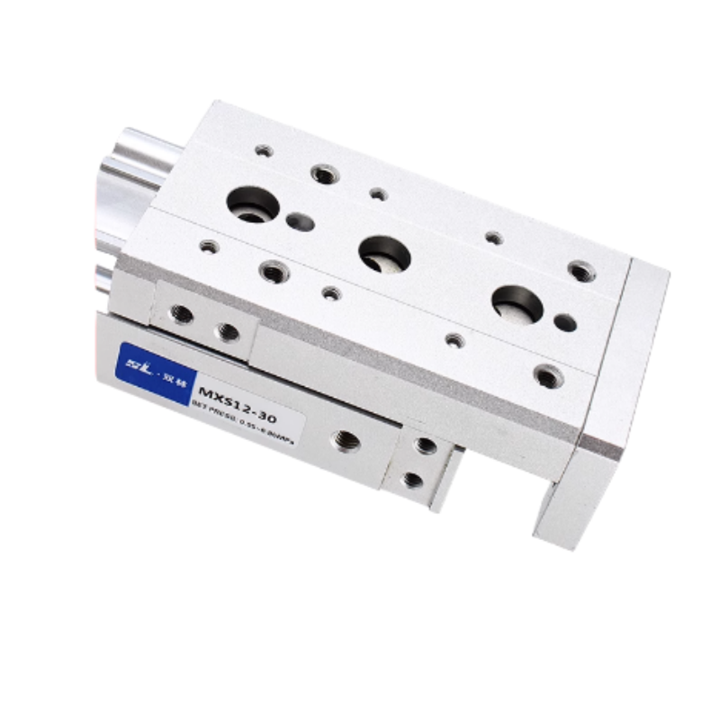 亚德客原装双轴精密滑台高精度气缸HLQ6/8/12/16/20/25/S-AS带磁