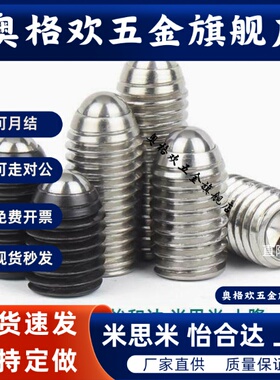 ZAH01/02/03/04-M3 4 5 6 8 10 12 16 定位珠金属球头内六角孔型