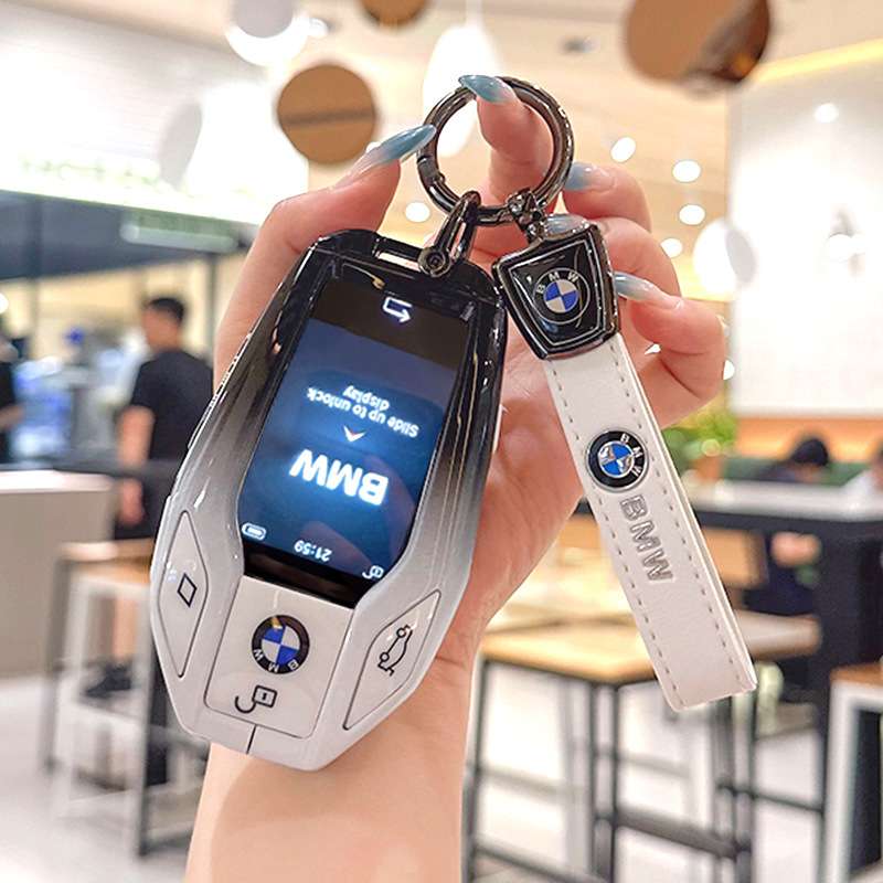 适用宝马液晶钥匙套7系730li 740男5系535LE6系GT扣X3/X5/X7壳女