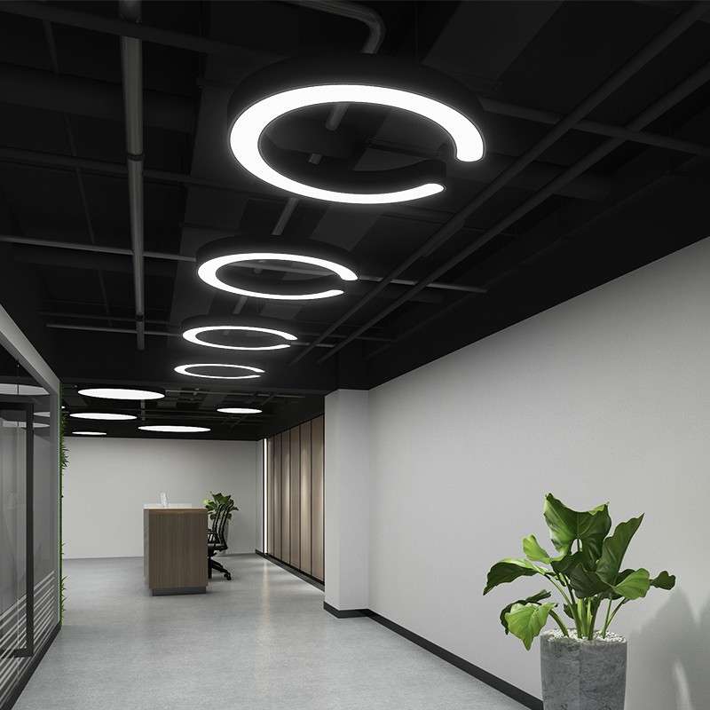 设计师造型灯具创意个性网咖办公室健身房服装美发店铺工业风吊灯