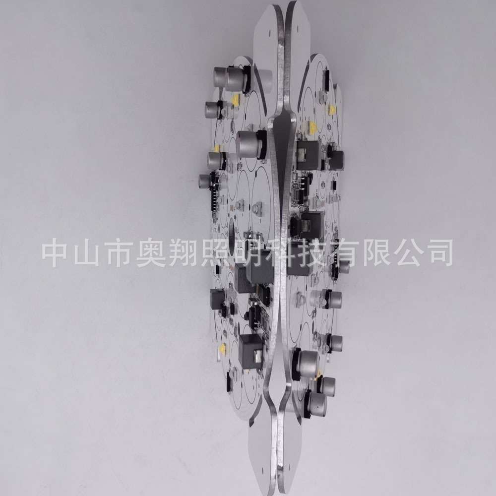 D116mm投光灯光源板DMX512外控RGBW光源板4色3535大功率灯珠板