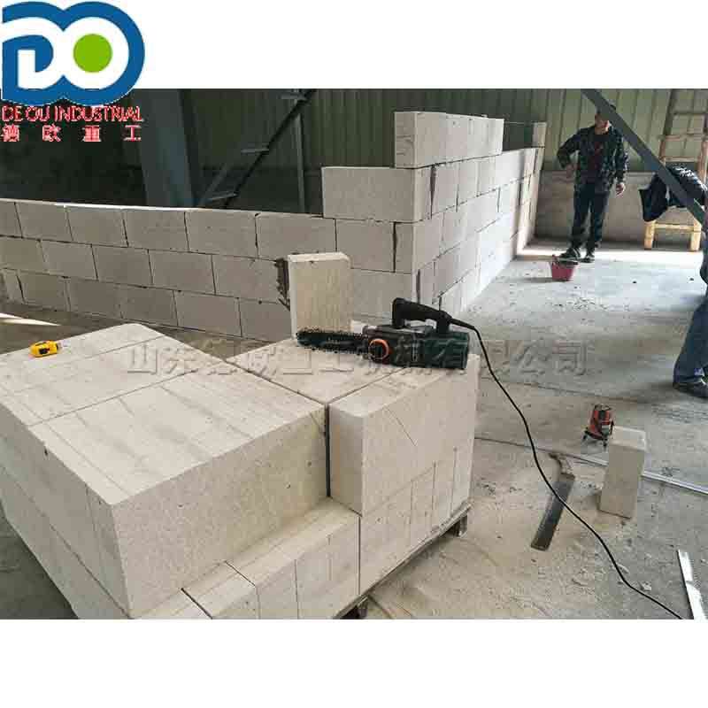 合金链条泡沫砖切割机 手持电动加气砖切割锯 便携式空心砖链条据