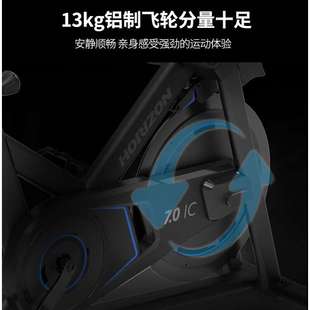 乔山 动感单车家用健身车室内智能运动健身器材7.0IC JOHNSON