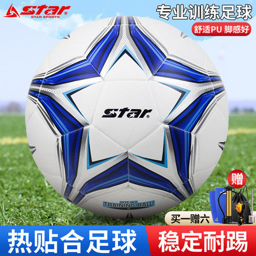 【达人同款】5号足球青少年新手入门比赛训练用球SB5495C-07