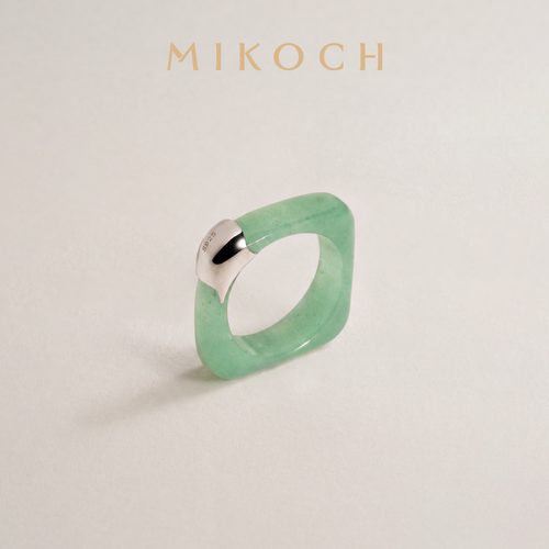 MIKOCH东陵玉戒指女新中式尾戒