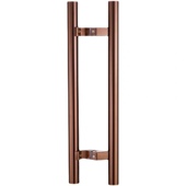 把手拐脚圆管黑钛玫瑰金黑色斜偏位框门马蹄脚