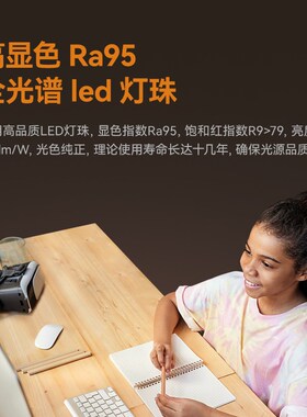 黑色具护眼办公区室调光现代长条椭圆智能