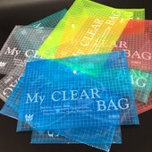 加厚大容量纽扣袋文件袋资料袋格子带按扣文件袋个