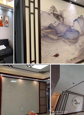 新吊顶木线条客厅天背景墙边框装饰平板线仿实木压边条