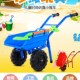 过家家儿童沙滩小推车单轮岁大号宝宝车推土车