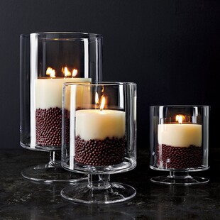 蜡烛台欧式浪漫脚防风风灯蜡烛杯样板间装饰品