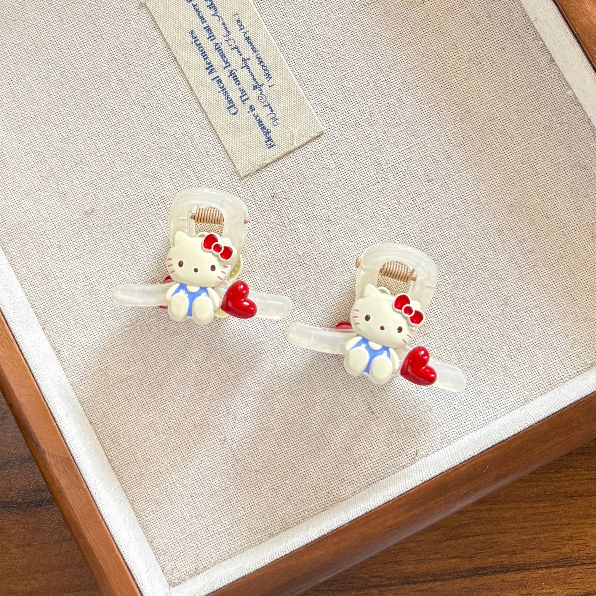 韩系温柔可爱Kitty猫小抓夹