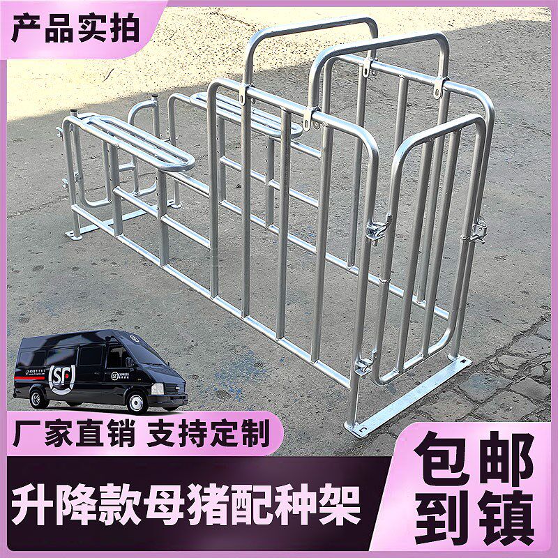 母猪配种架 热镀锌母猪大公猪采精架子种猪矮脚配种神器 养殖设备