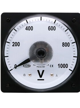 供应 KDSI指针式圆形直流电压表LS-110 DC10V 1000V CE认证电表